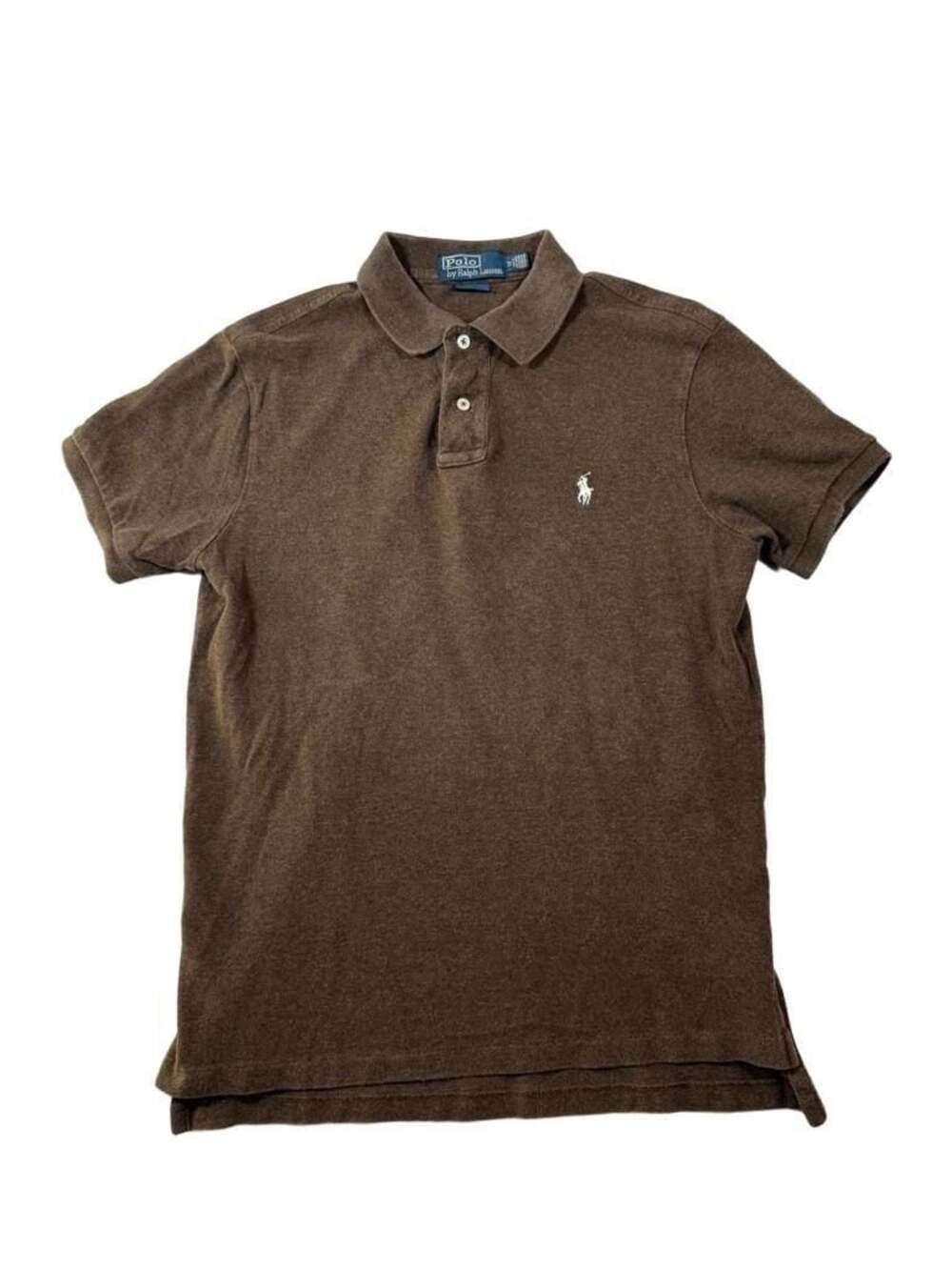Polo Ralph Lauren Custom Fit Brown Short Sleeve Polo Shirt